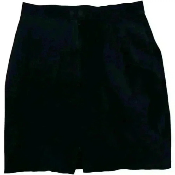 Don’t Stop Leather Slit Midi Skirt - Picture 2 of 4